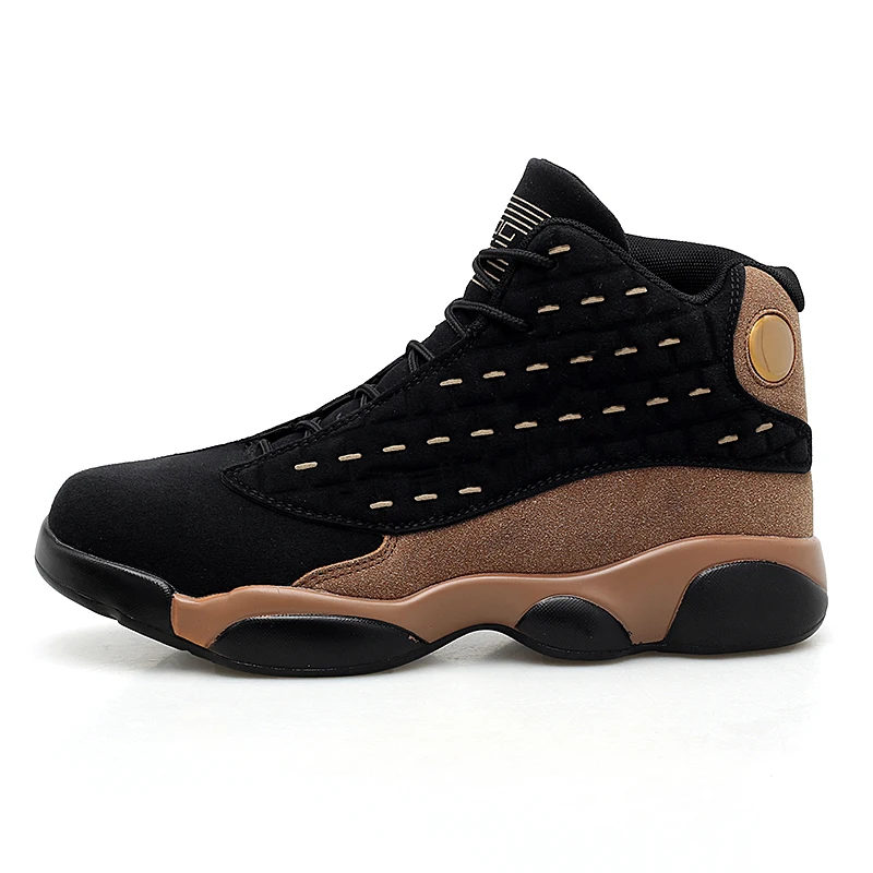 

Factory custom high quality fashion comfortable high resistance men's basketball shoes lover shoes, Black