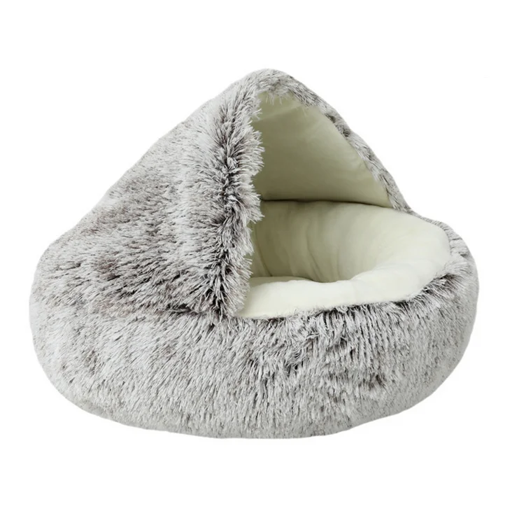 

New Popular Pet Beds Dog Cat Cushion Autumn Winter Removable and Waterproof Warm Pet Dog Cat Cave Bed, Multicolors