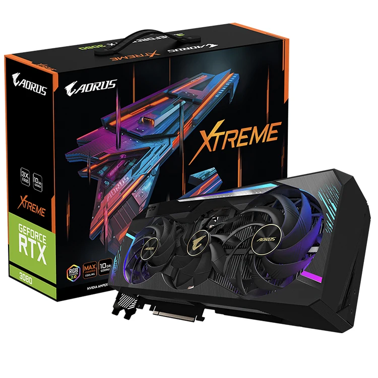 

GIGABYTE AORUS GeForce RTX 3080 XTREME 10G Gaming Graphics Card with 4 Years Warranty Support OverClock