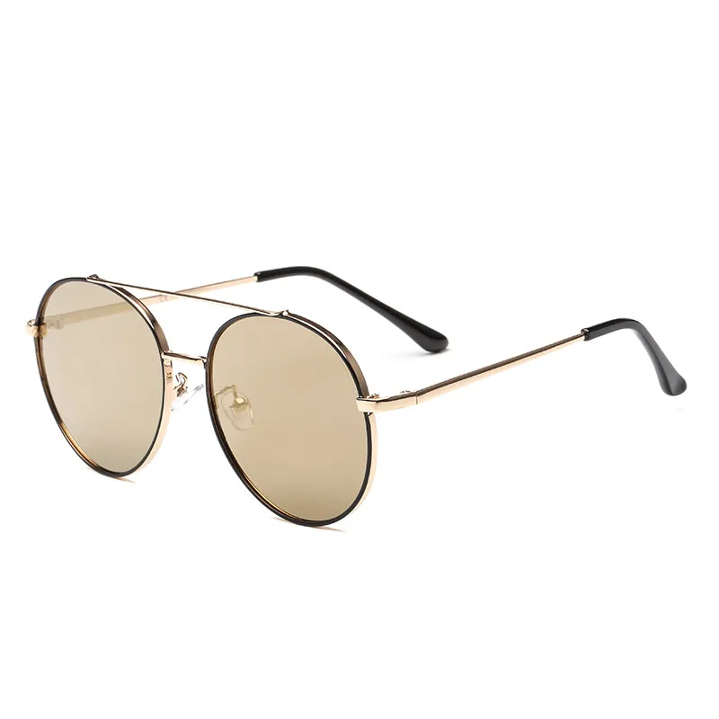 

Wholesale Custom Brands Fashion Sun Glass Trendy Flat Aviation Metal Shades Glasses Sunglasses 2018, Custom color
