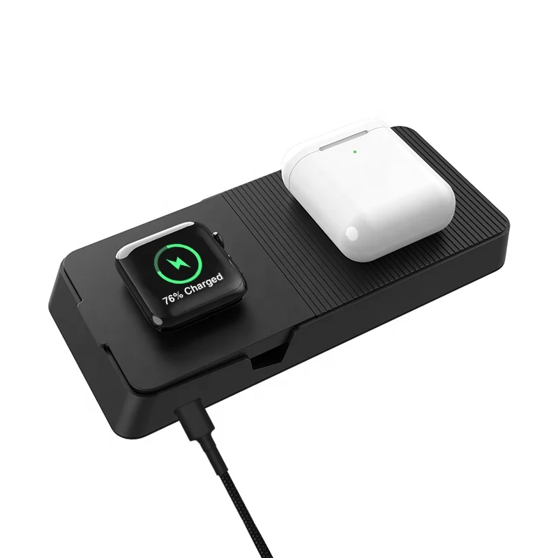 

Top 2020 Products qi Wireless Charger Pad Mobile Phone for Samsung 15w Fast 3 in 1 Wireless Charging Station