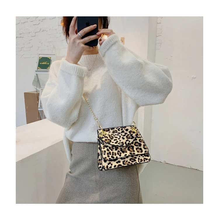 

Women 2021 Hot Sale Fashion Animal Snake Cow Printed Crossbody Handbag, Customized color