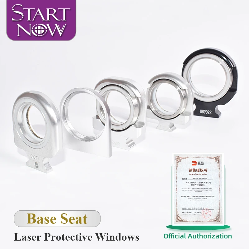 Startnow 28*4 Laser Protective Window Base Seat for Raytools Original BT240S BM110 BM115 Upper Lower Drawer Seal Ring Spare Part