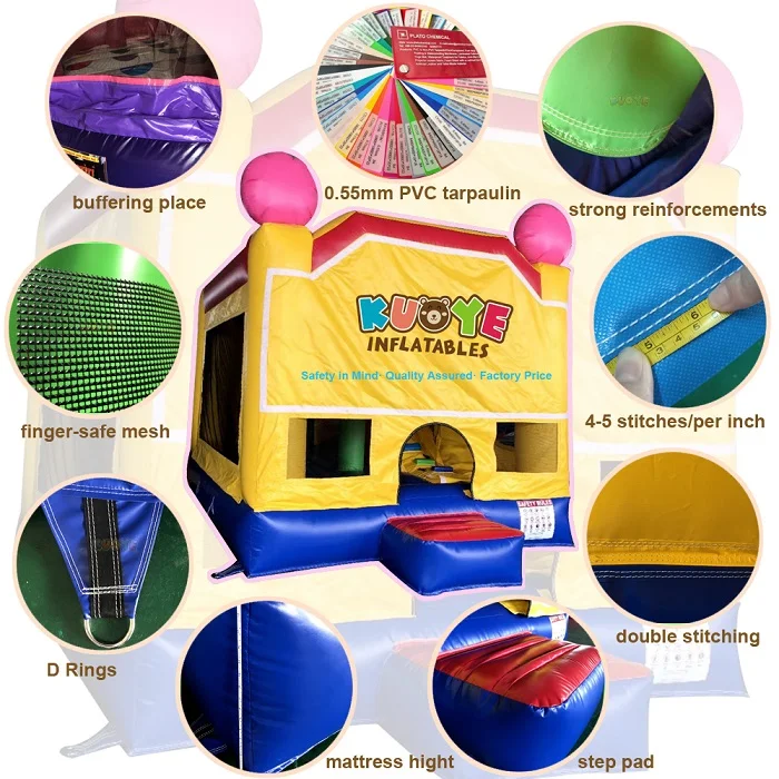 inflatable tropical rainbow water slide