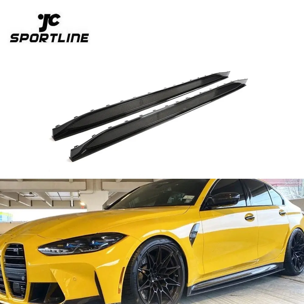 

Carbon G80 M3 Side Skirts Extension Lip for BMW G80 M3 Competition 2021 2022