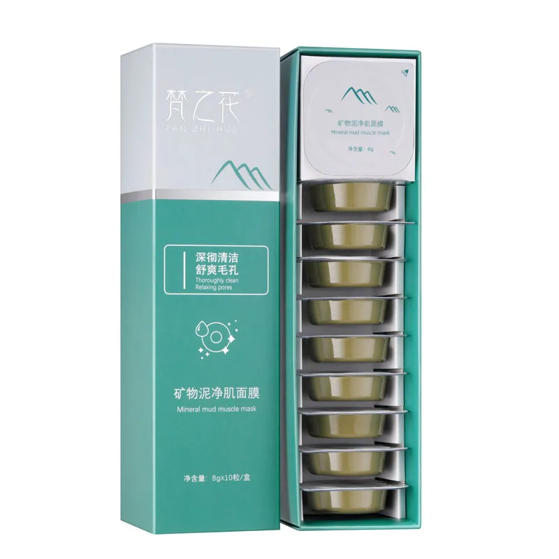 

2021 Hot Selling Thoroughly Clean Relaxing Pores Mineral Mud Muscle Facial Mask