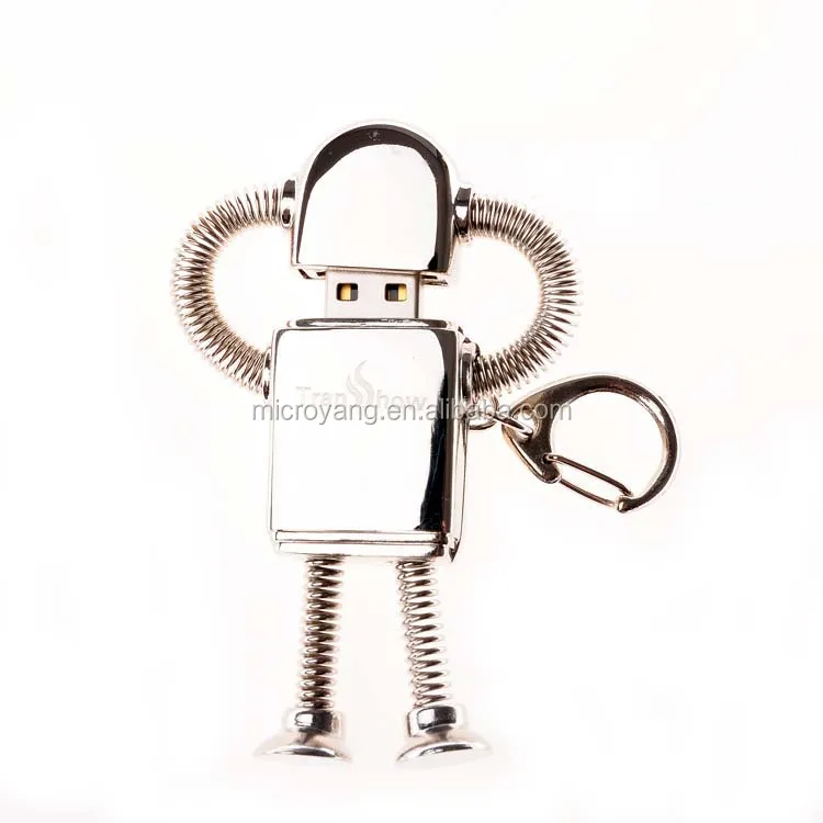Metal robot shape usb 2.0 flash drive for wholesale - ANKUX.COM