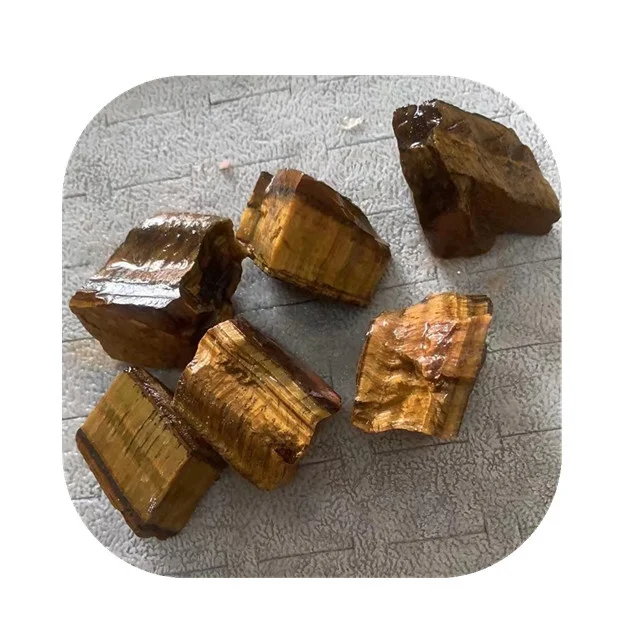 

New arrivals healing crystals raw gemstone natur gold tiger eye rough stones for sale