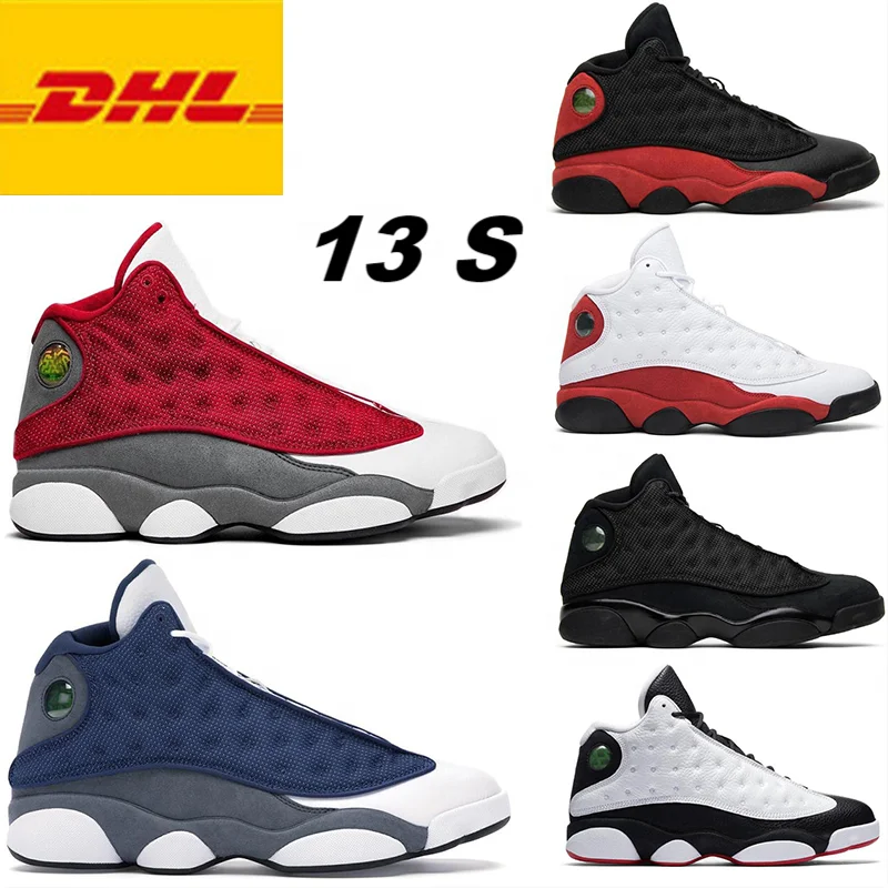 

Top quality 2021 Men basketball shoes retro jumpmen 13 AJ 13s Red Flint Black Cat Hyper Royal Starfish Bred men's sneakers