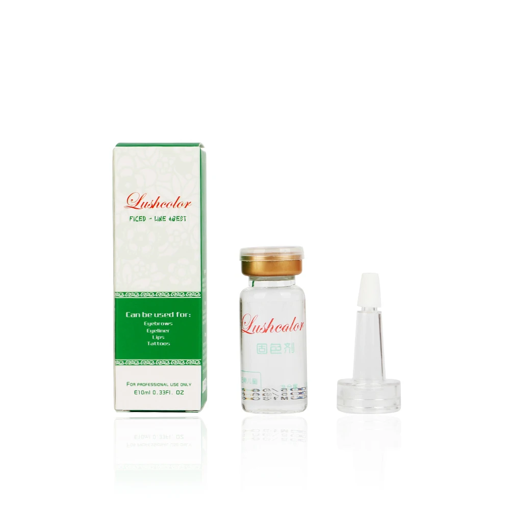 

Factory Supplier Lushcolor 10ml Eyebrow Fixed-line Agent For Permanent Makeup Tattoo, Clear