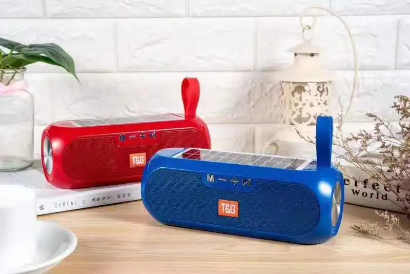 2020 New arrival speaker Solar energy power supply TWS speaker TG182 multi functional wireless TF AUX USB play speaker - ANKUX.COM