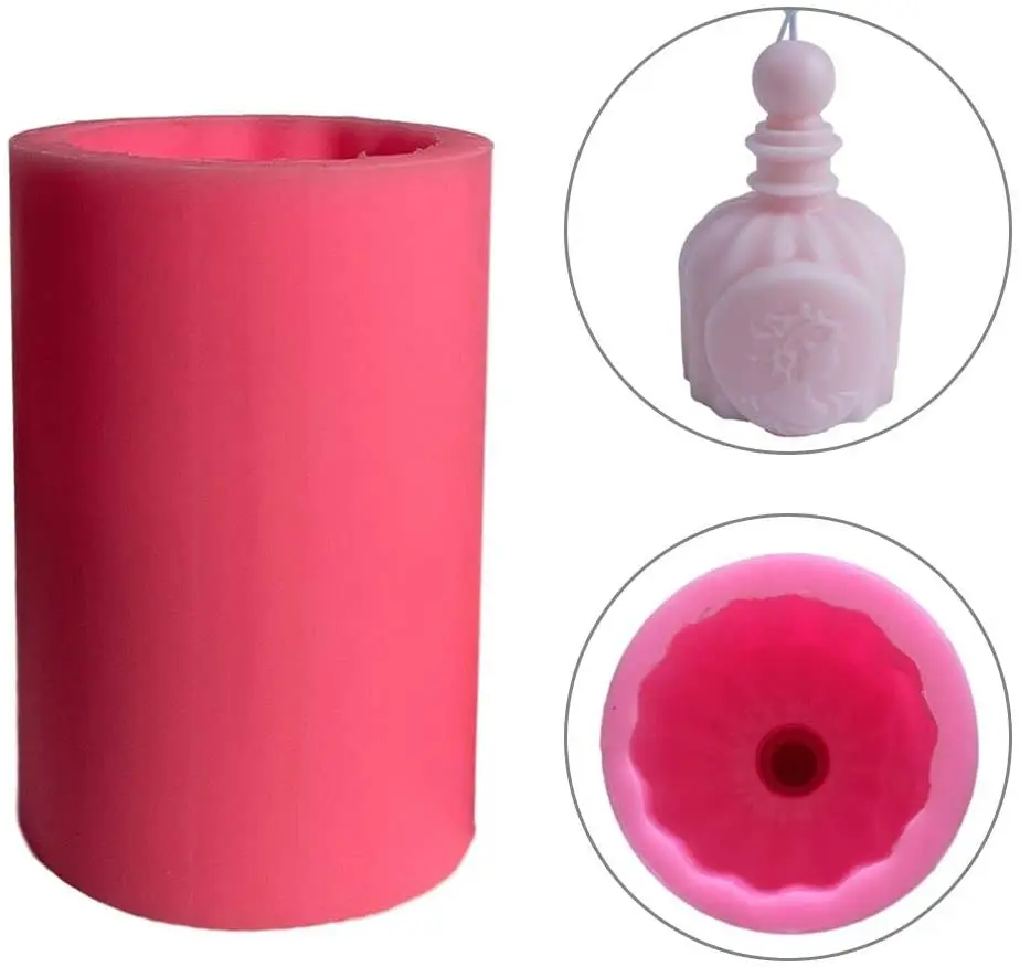 

LOVE'N Beautiful Perfume bottle candle mold silicone shell candle mold handmade silicone mold LV444X