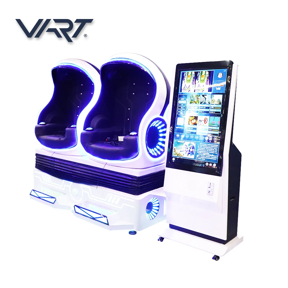 

Factory VART 2 Seats VR Chair cinema 9d egg chair 9D Virtual Reality with Vr glasses