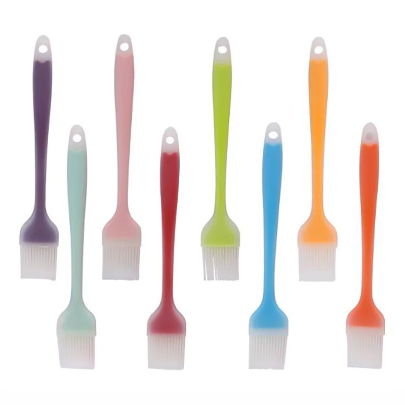 

Spot One-Piece Small Translucent Oil Barbecue Baking Silicone Brush High Temperature Baking Tools, Natural color