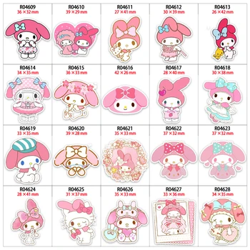 Cute Cartoon Resin Resin Charms Planar Flatback Cabochon Resin Crafts