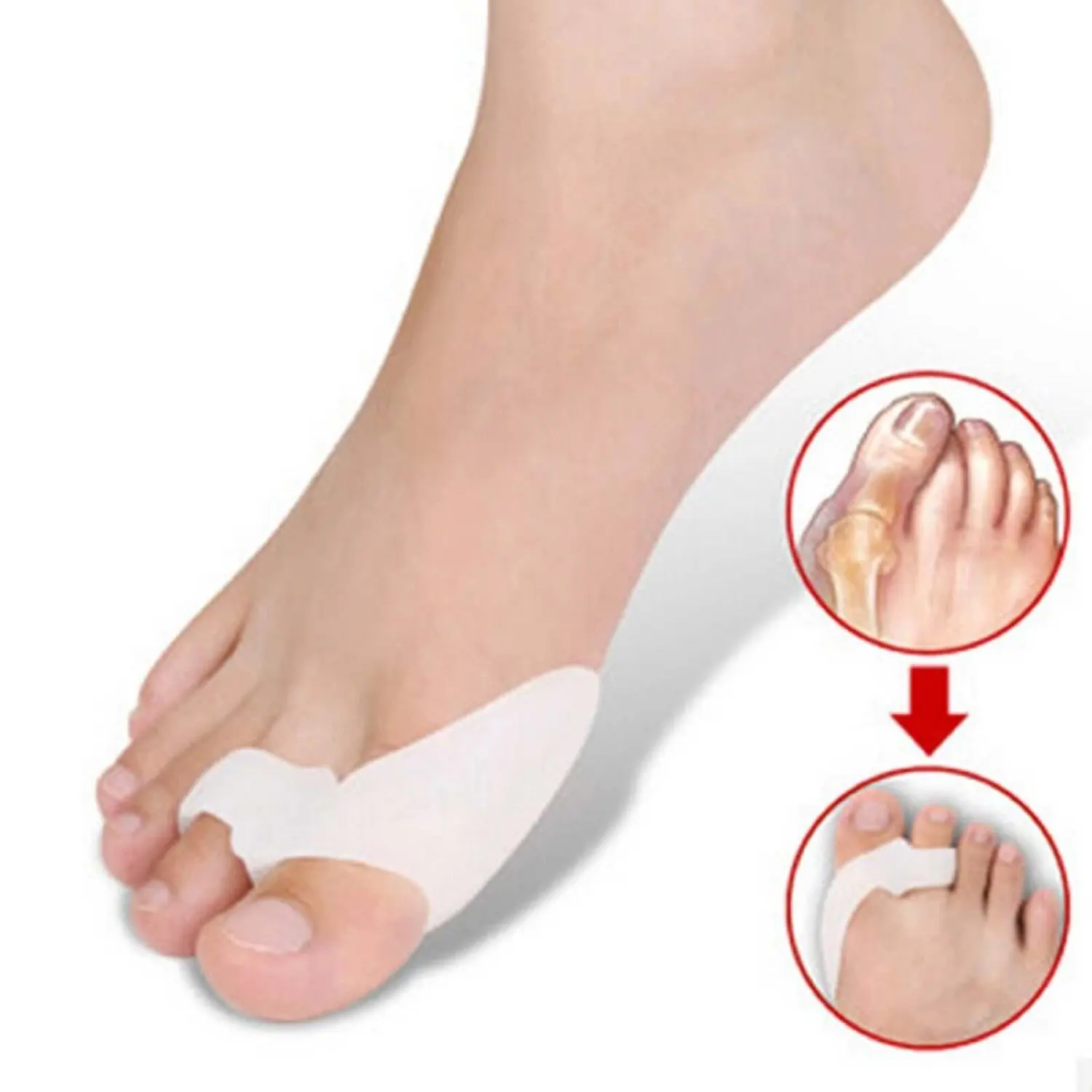 

Separator toes toe splint foot splint gel medicus medicus fixture hallux valgus AFT-TS001