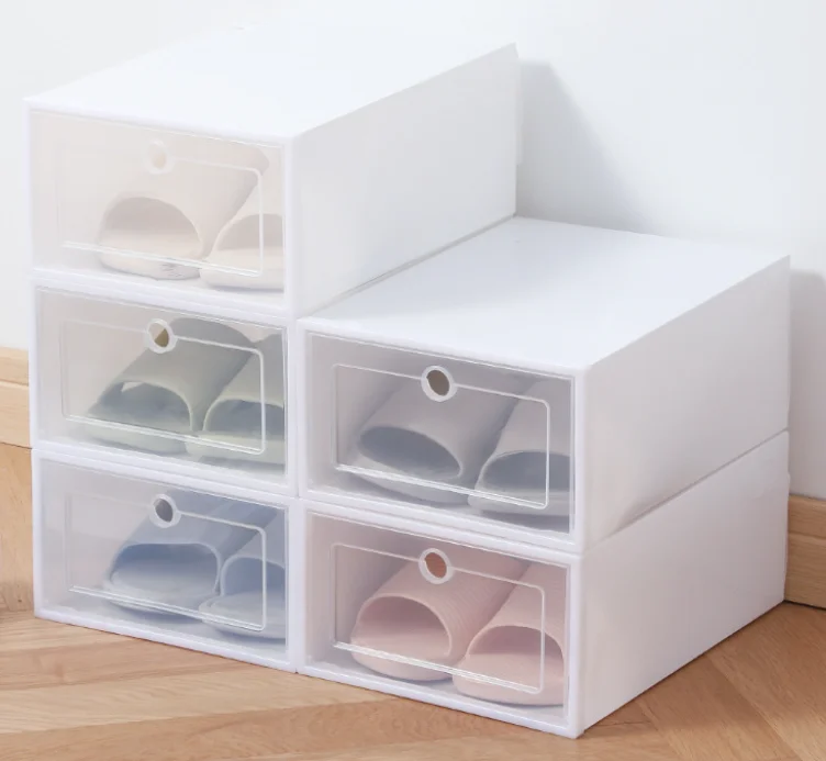 

Plastic Box Containers Storage Boxes Shoe Boxes Transparent Wholesale PP Carton Foldable