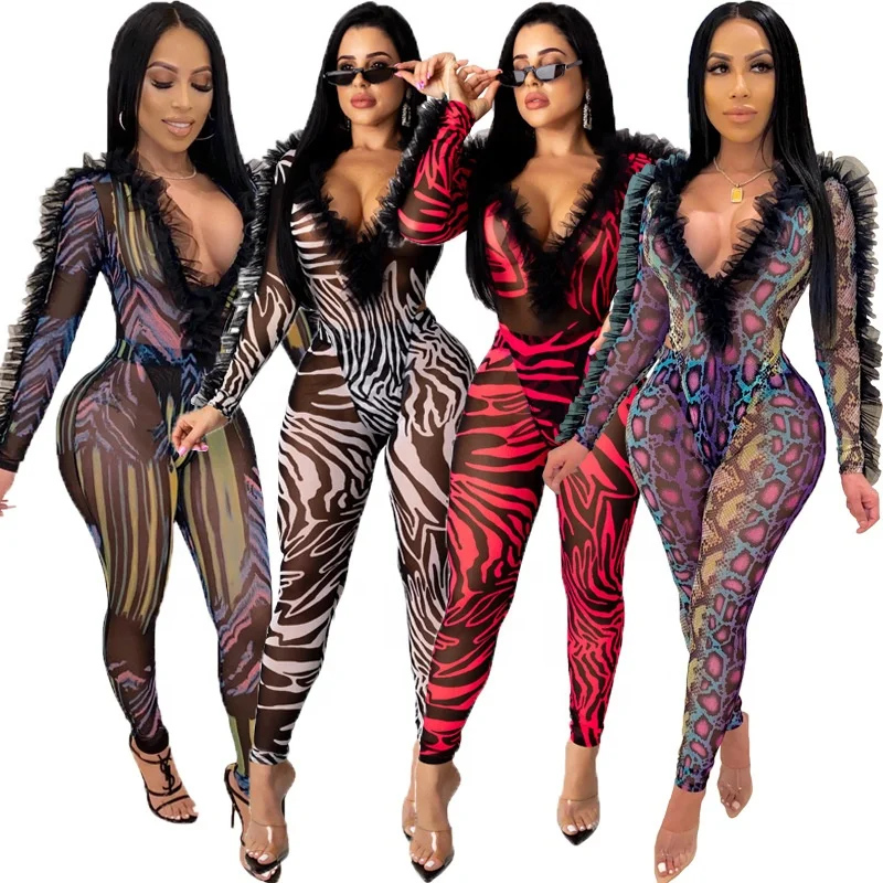 

B15020A 2021 Spring fashion women 2 pcs jumpsuit set