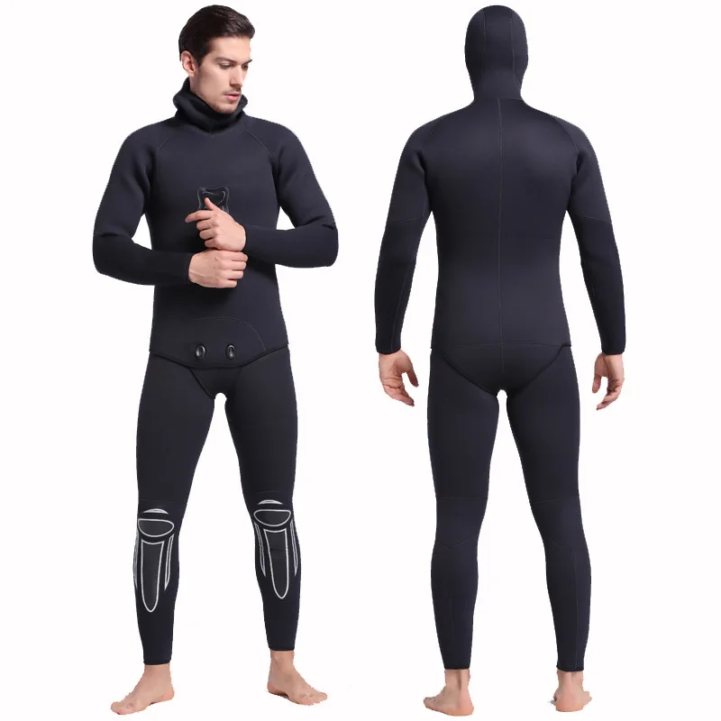 

european size customized black 3mm thickness long john spearfishing wetsuit, Picture shows