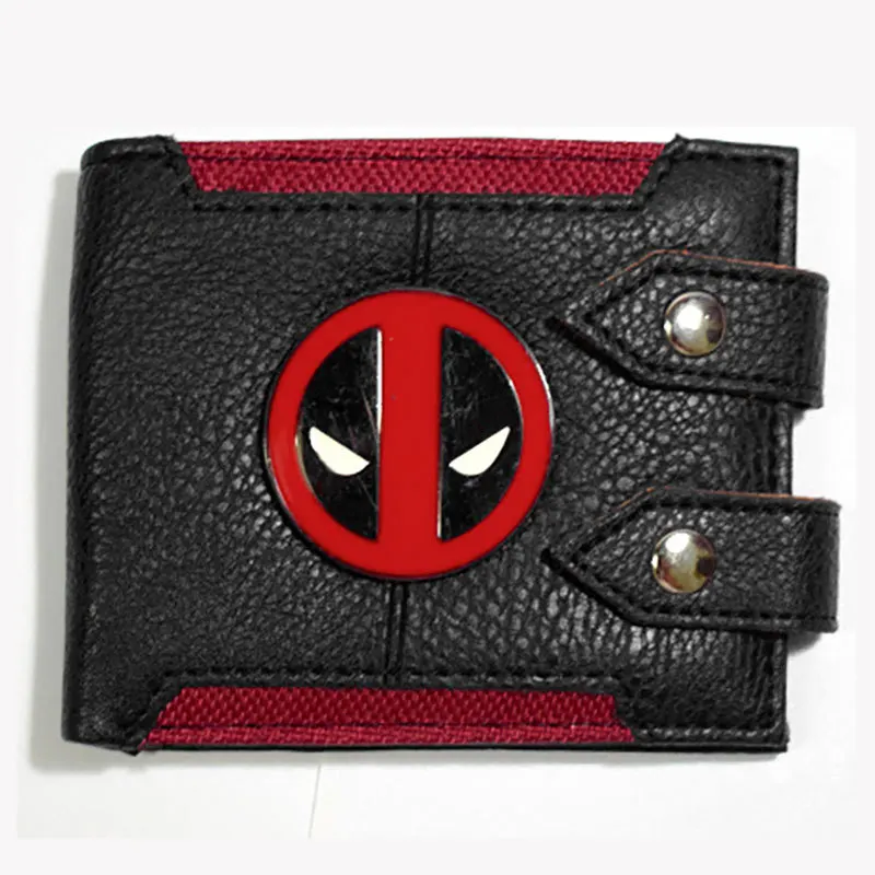 

Professional PU PVC Wallets Supply Marvel Japanese Anime Leather Purses Money Clip Deadpood Dragon Ball Z Wallet for Fans Men