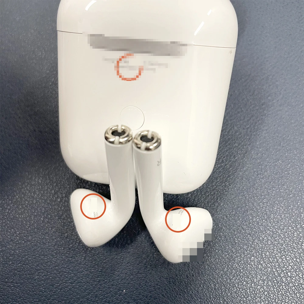 

2021 Hot Selling Original 1:1 TWS Air Gen 2 Airbuds Wireless Earbuds Airoha 1536 1562 GPS for Airpoders Pro 2, White