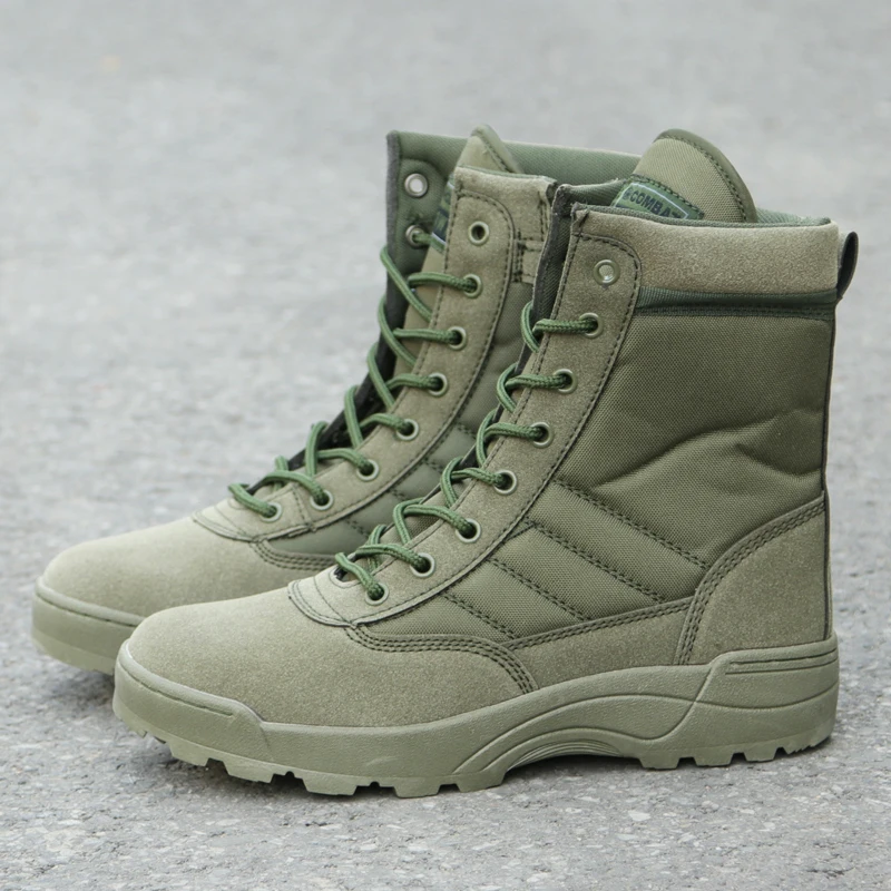 

Fashion tactical military boots rubber rain boots motorcycle boots.