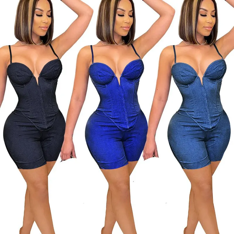 

Summer Women Spaghetti Strap 2PCS Sleeveless Solid Vest Irregular Tops + Skinny Bodycon Shorts Lady S-XL Outfits 3 Colors, Picture