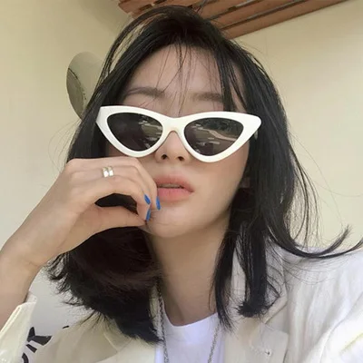 

retro sunglasses 2021 women wholesale fashion cute Cat Eye glasses sunglasses vintage sunglasses, 6 various colors available