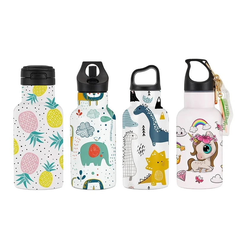 

Fashion mini creative 12oz 16oz double wall stainless steel vacuum insulated water bottle thermos food flask kids