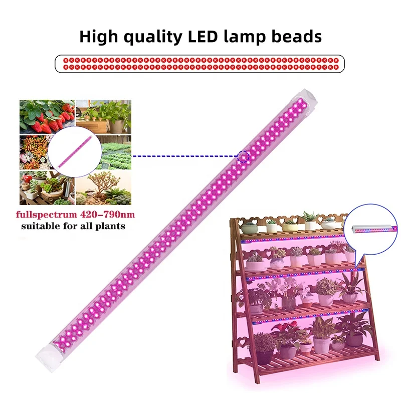 Farmer uv Full Spectrum best LED plant grow Light for greenhouse hydroponic led light bar strip 60w grow Plant Lighting