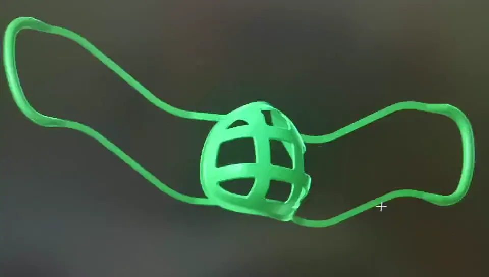 mask necklace holder inner support breathable non-sticking nose