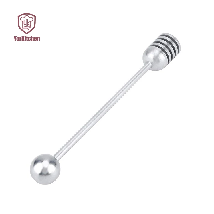 

Honey Dipper Stainless Steel Honey Stirrer Straight Handle Honey and Syrup Dipper