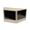 22" LCD transparent advertising display box/new design transparent lcd screen/multi-media touch screen network/standalone