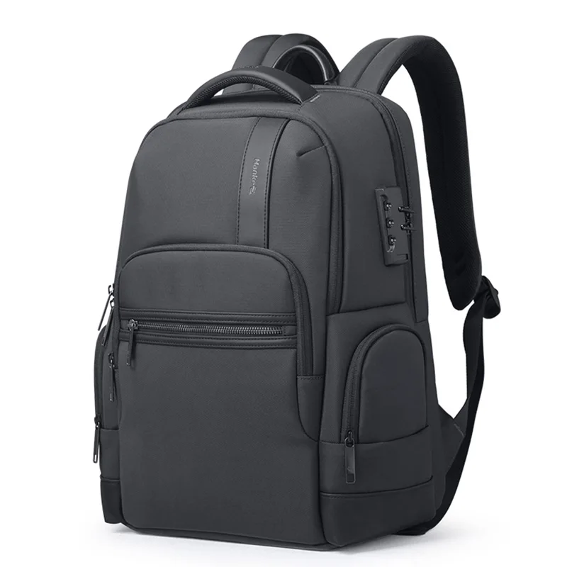 

Hanke business backpack wholesale custom laptop bag backpack anti-theft lock back pack waterproof