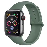 

Soft Silicone Replacement Sport Band For 38mm Apple Watch Series1 2 3 4 5 42mm Wrist Bracelet Strap For iWatch Sports Edition
