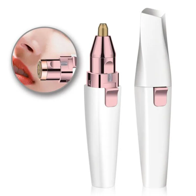 

2021 Professional USB Eyebrow Trimmer Nose Hair Trim Facial Epilator Razor