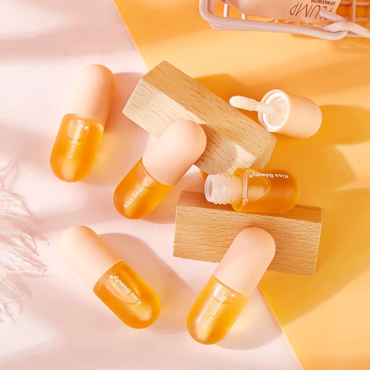 

Sexy lip plumping gloss private label moisturize colorless clear plumping oil lip gloss
