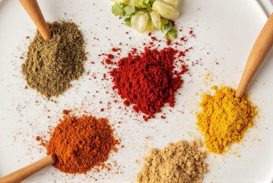 A Hand Sprinkling Spices Over a Dish