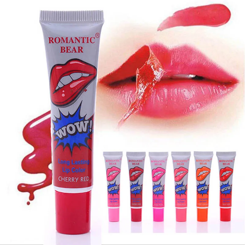 

Hot sell anjo cosmetics korean scar remover lip peel lipstick magic tearing lipstick
