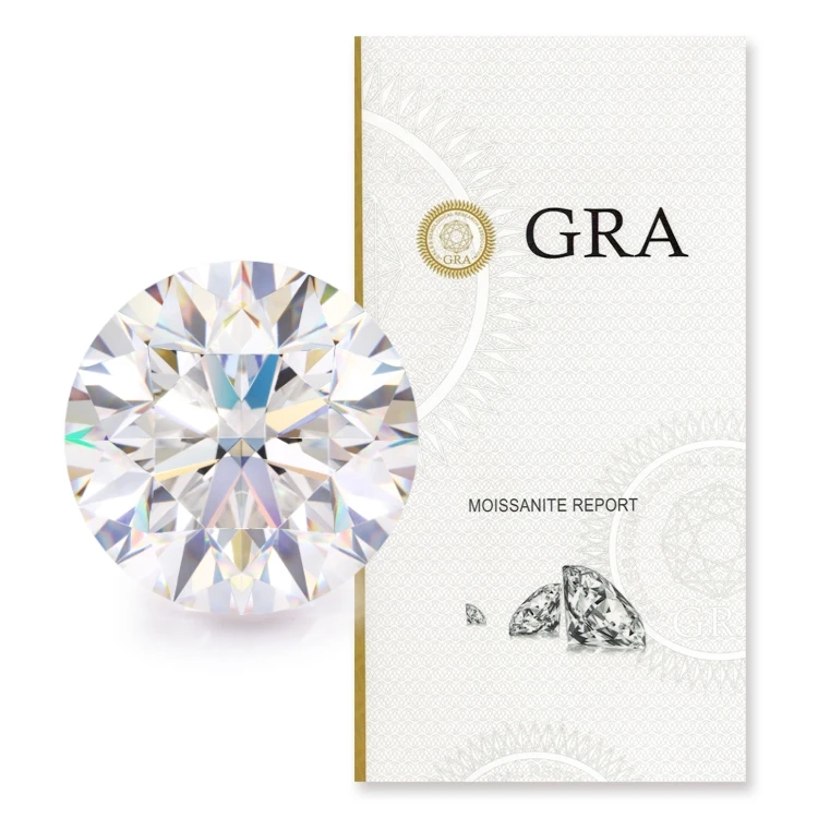 

wholesale round brilliant cut def vvs gra moissanite diamond stones loose moissanite