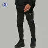 YL OEM Custom Pants Men Black Zip Pocket Cargo Pants For Wholesale