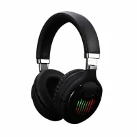 

In stock Wholesale Price Pantone Color noise cancelling Wireless Headphone with led light