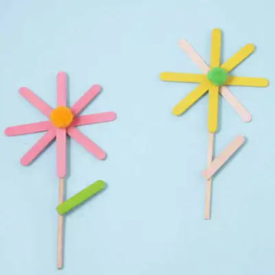 bx229 50 peices/套木制 diy 工艺棒冰淇淋简单的房子适合家居装饰