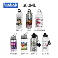

Bestsub 600ml Blank Sublimation Aluminium Water Bottle Sports Bottle Cups to Sublimation Wholesale