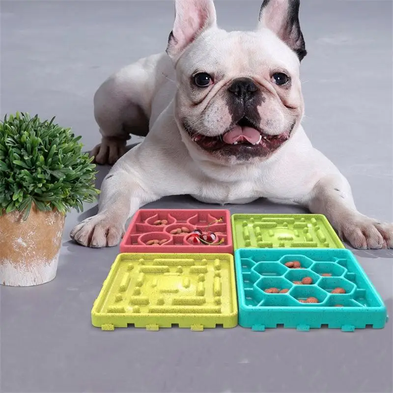

Licking Plate Anti skid choking Pet slow feeding bowl