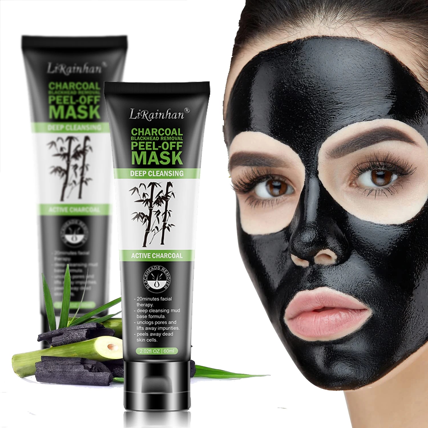 

Beauty Whitening Blackhead Remover Deep Cleansing Black Face Peel Off Mask