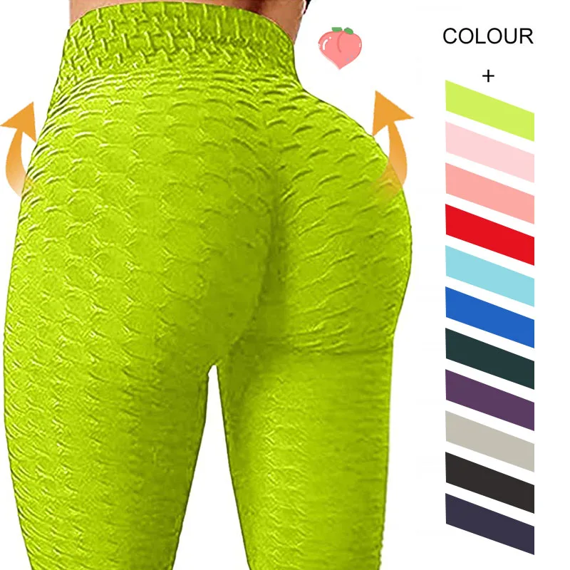 

Fashion High Waist Push Up Women Pants Tights Seamless Woman Leggings, Customized colors