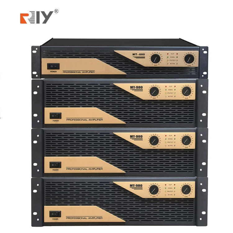 

professional 3U MT-9200 dual channel power amplifier 1000w for concerts