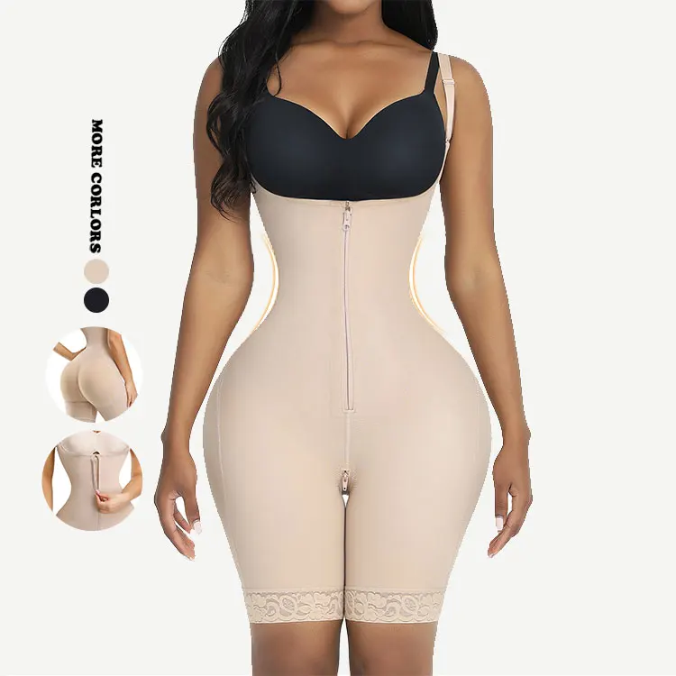 

Sale Zipper Tummy Control Slimming Body Shaper Girdle High Waist Shaper shapewear