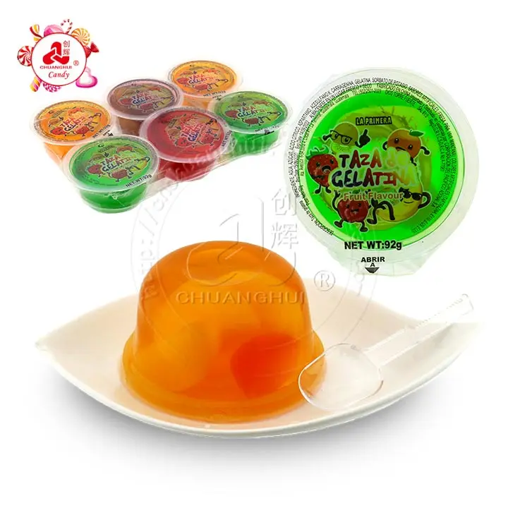 92g Big Jelly Pudding Cup Fruits Inside/filling Fruits Pulp Jelly Buy